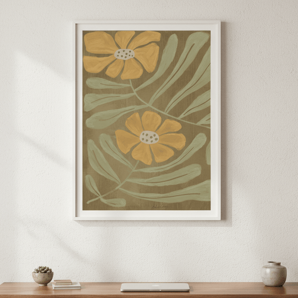Retro Flower by Julia Cheney