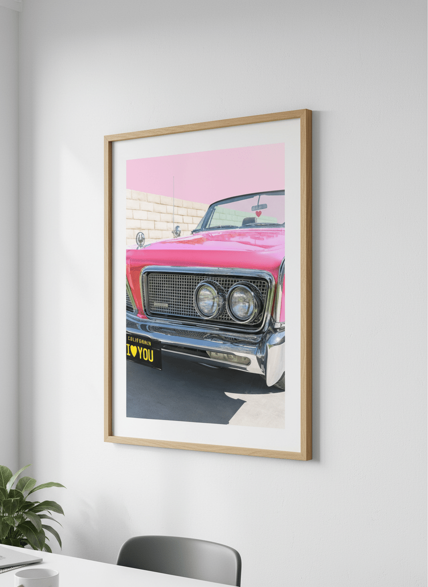 Contemporary wall art featured in a bright modern office workspace
