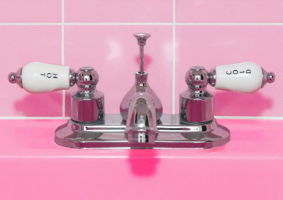 Retro Pink Sink Faucet By Tom Windeknecht