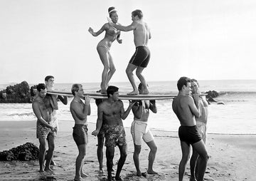 Retro Surfer Vintage Party Photography Wall Art - Style My Wall,frame