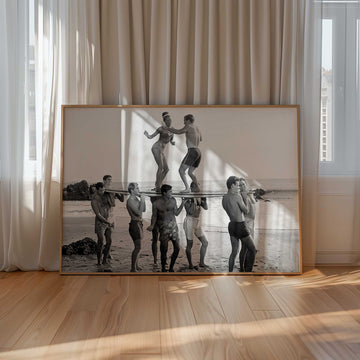 Retro Surfer Vintage Party Photography Wall Art - Style My Wall