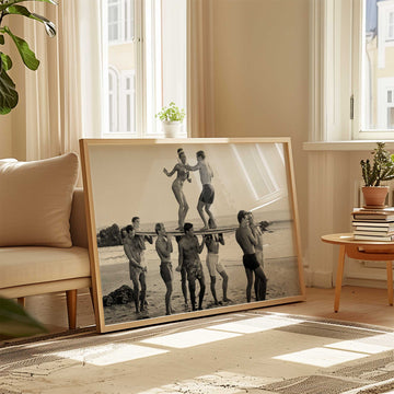 Retro Surfer Vintage Party Photography Wall Art - Style My Wall