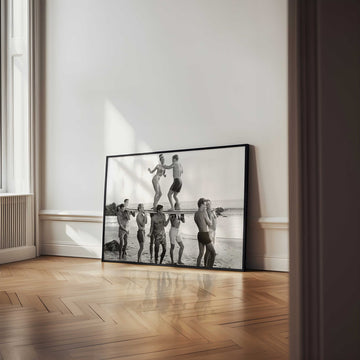 Retro Surfer Vintage Party Photography Wall Art - Style My Wall