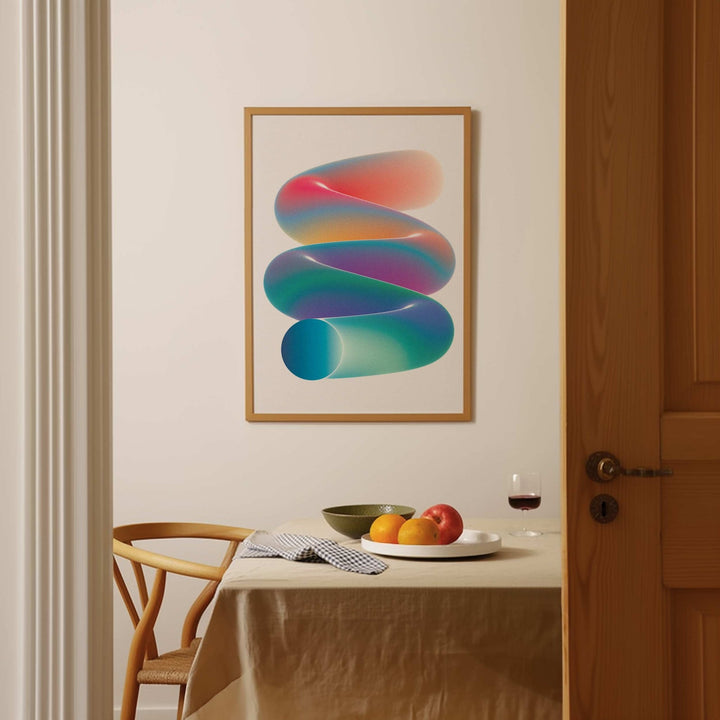 Reverse Slinky wall - art - picture - poster