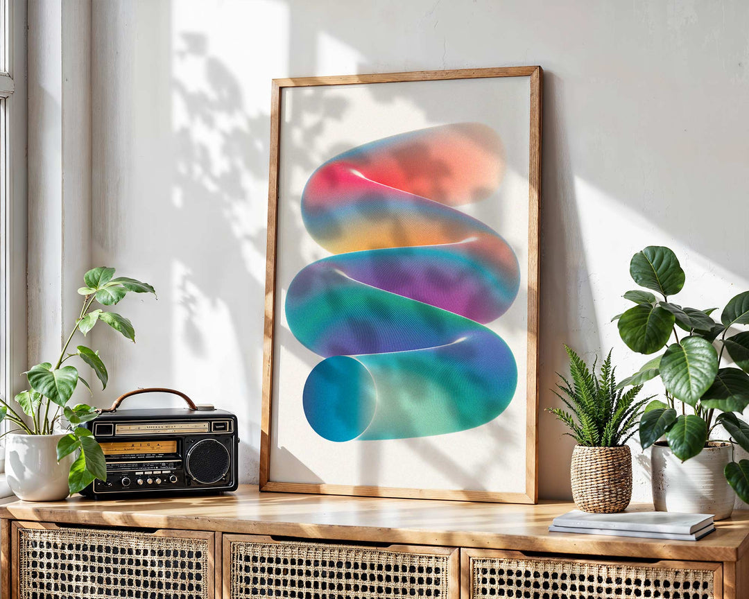 Reverse Slinky wall - art - picture - poster