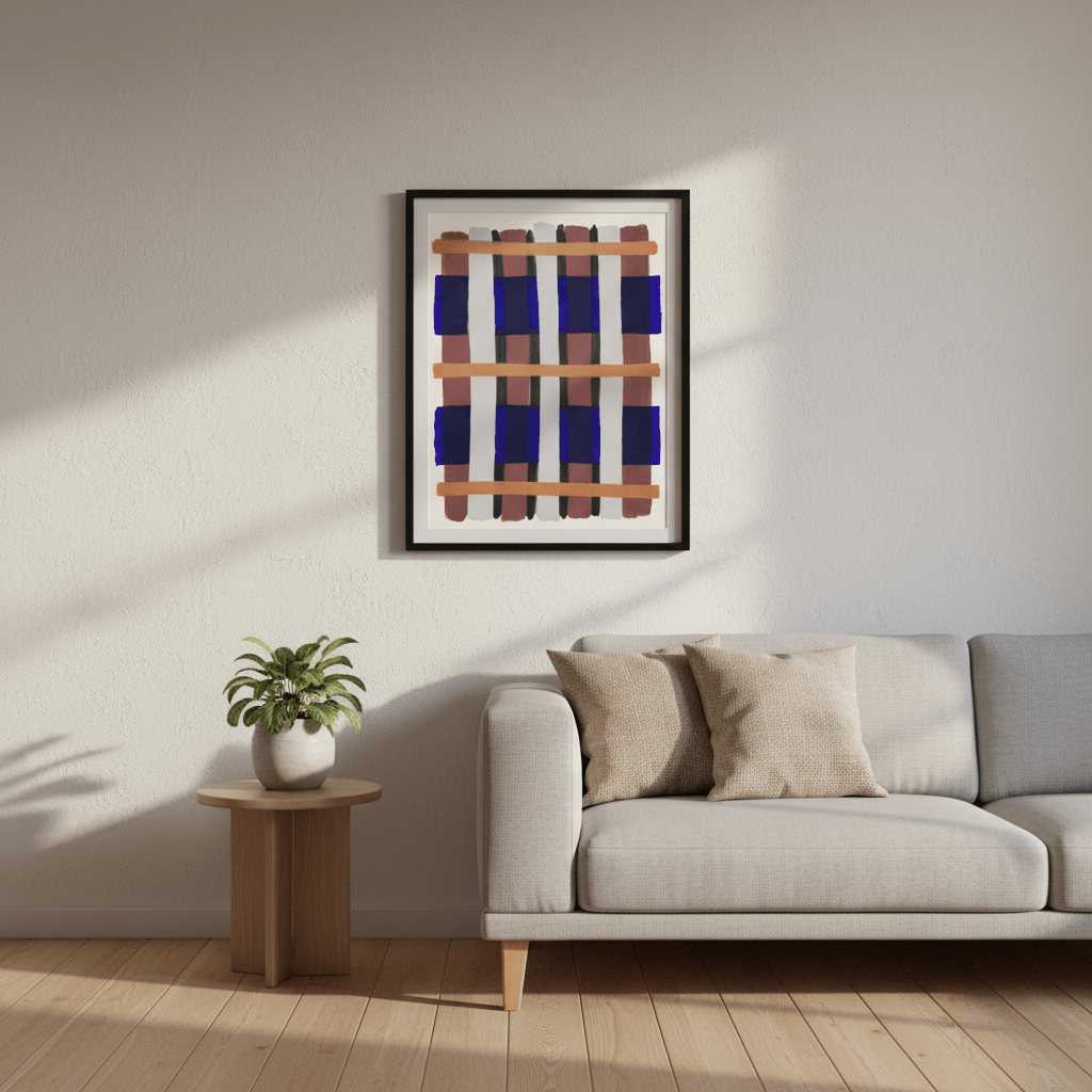 Rhythm in Stripes by Berit Mongensen Lopez wall - art - picture - poster