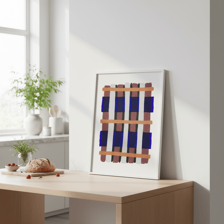 Rhythm in Stripes by Berit Mongensen Lopez wall - art - picture - poster