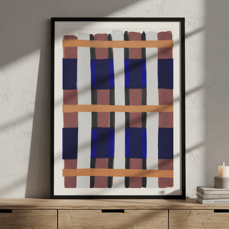 Rhythm in Stripes by Berit Mongensen Lopez wall - art - picture - poster