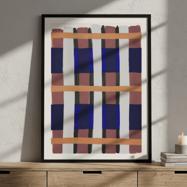 Rhythm in Stripes by Berit Mongensen Lopez wall - art - picture - poster