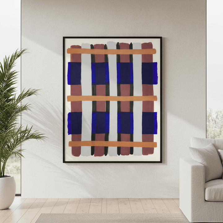 Rhythm in Stripes by Berit Mongensen Lopez wall - art - picture - poster