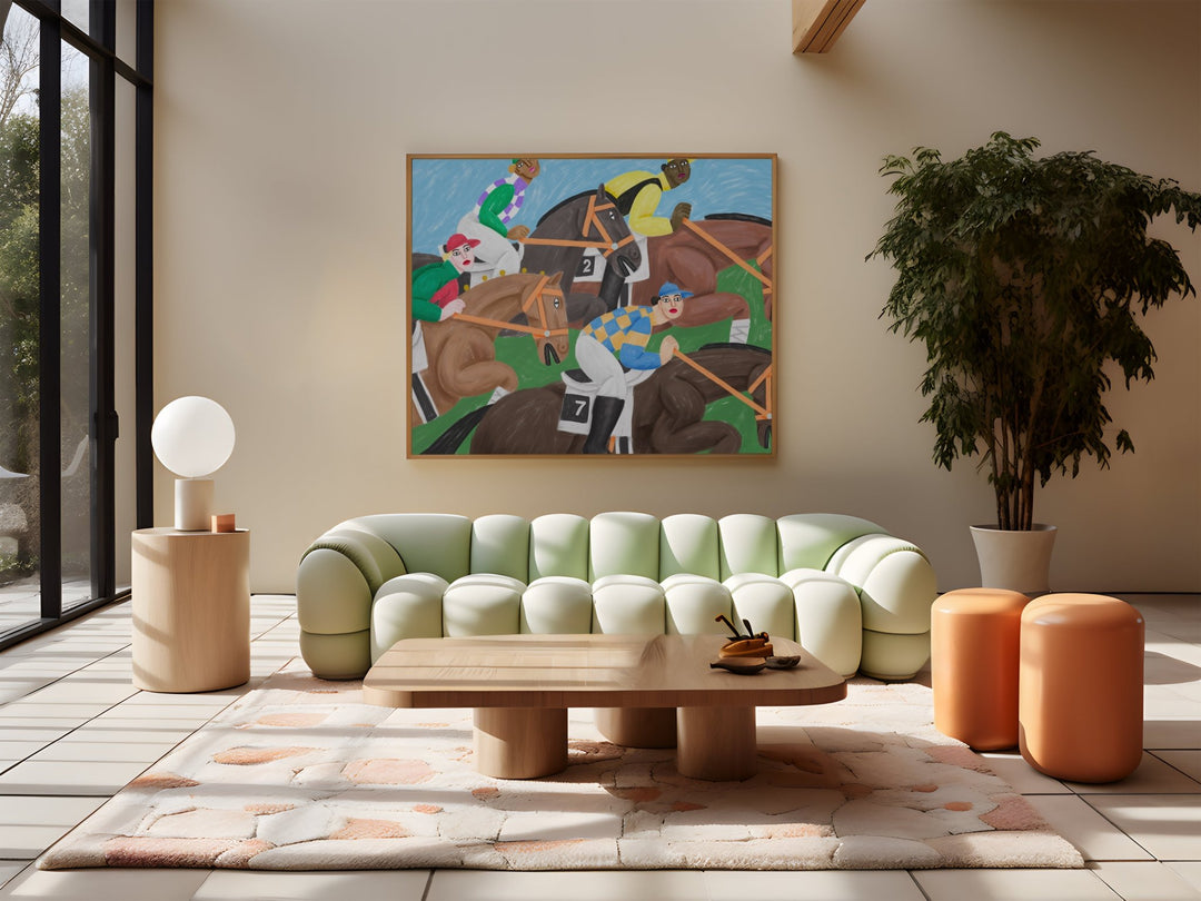 Riding by Cédric Pierre - Bez wall - art - picture - poster