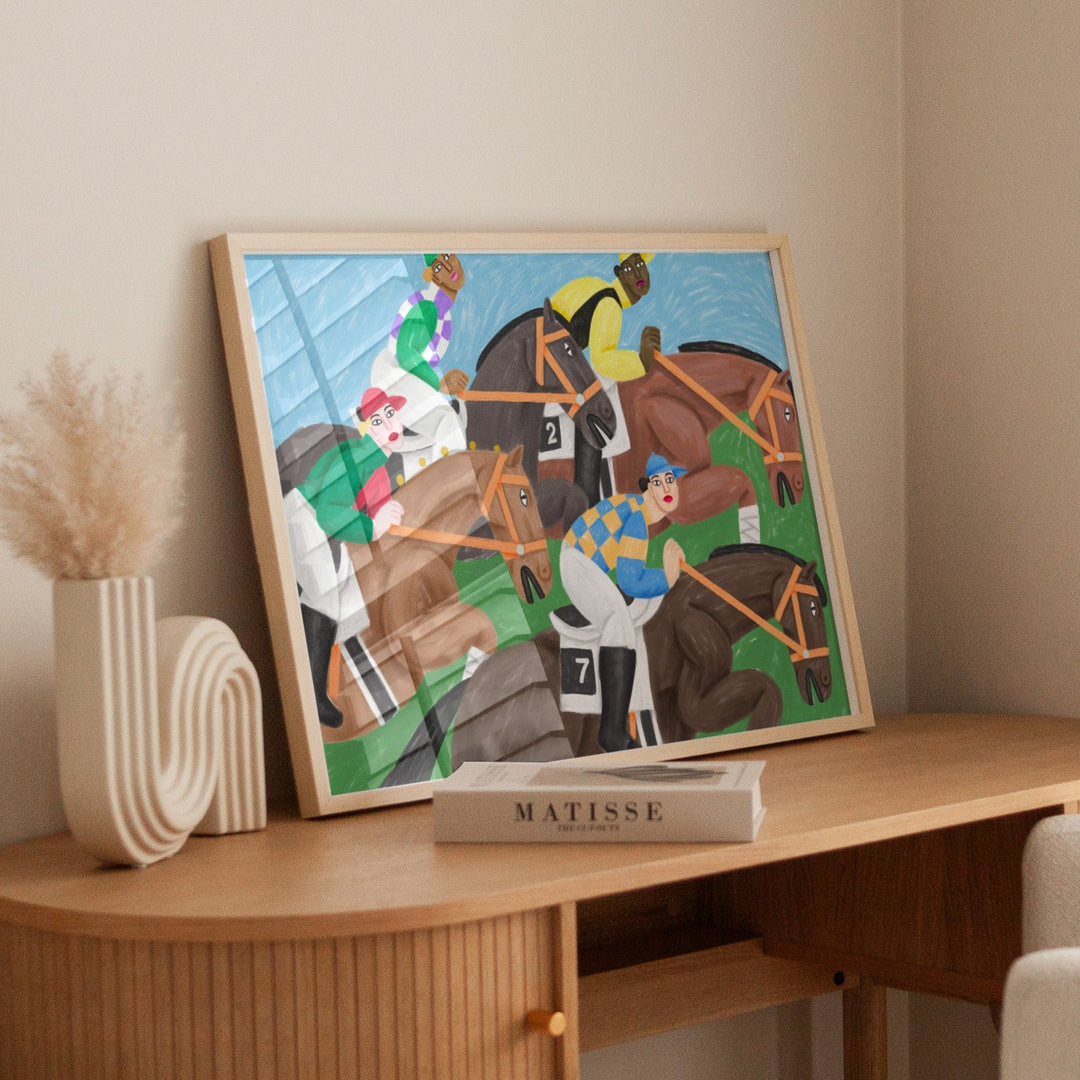 Riding by Cédric Pierre - Bez wall - art - picture - poster