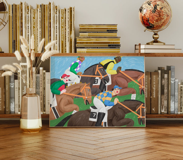 Riding by Cédric Pierre - Bez wall - art - picture - poster