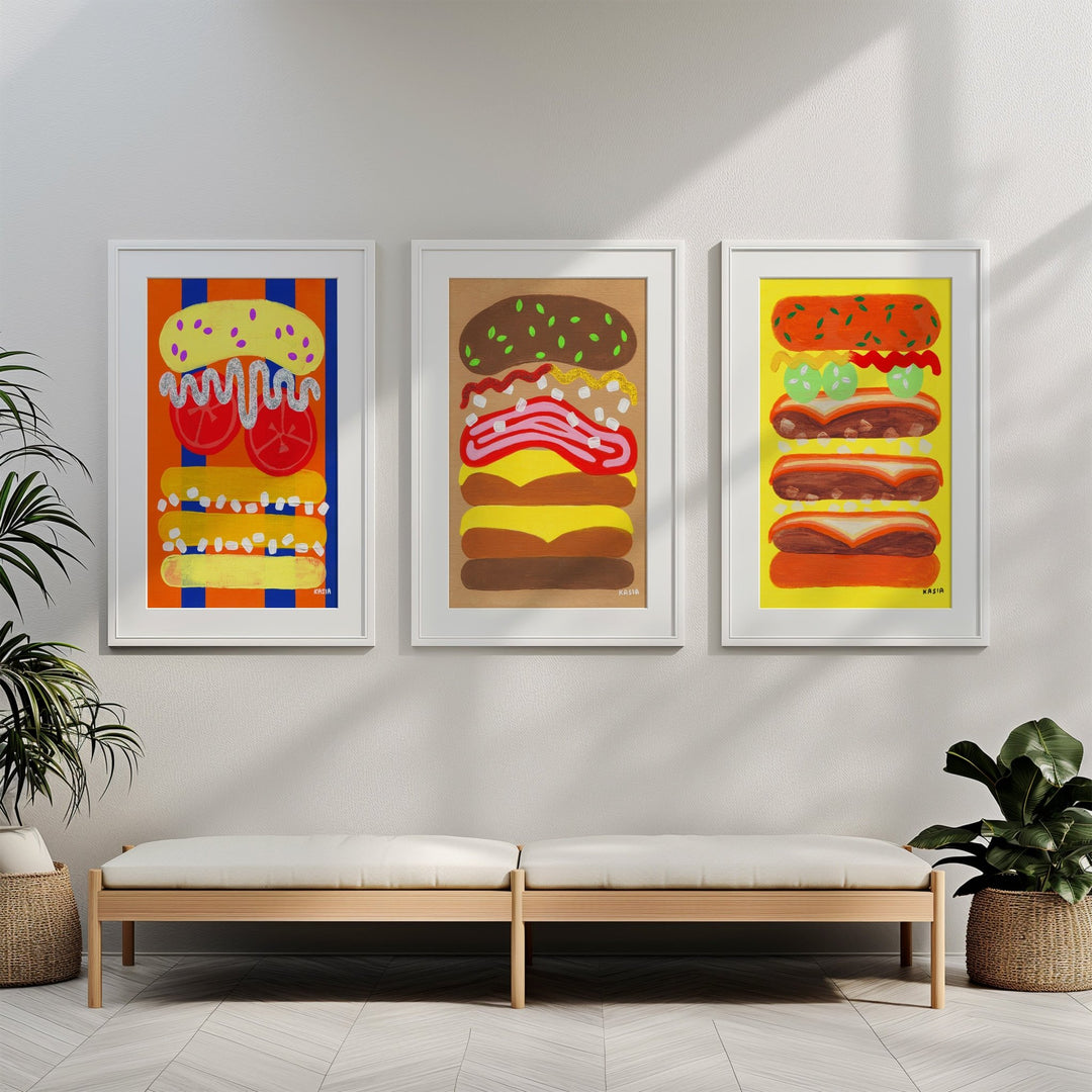 Rise & Shine Trio by Kasia Sykus wall - art - picture - poster