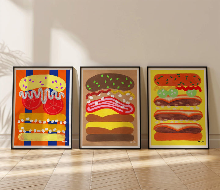 Rise & Shine Trio by Kasia Sykus wall - art - picture - poster