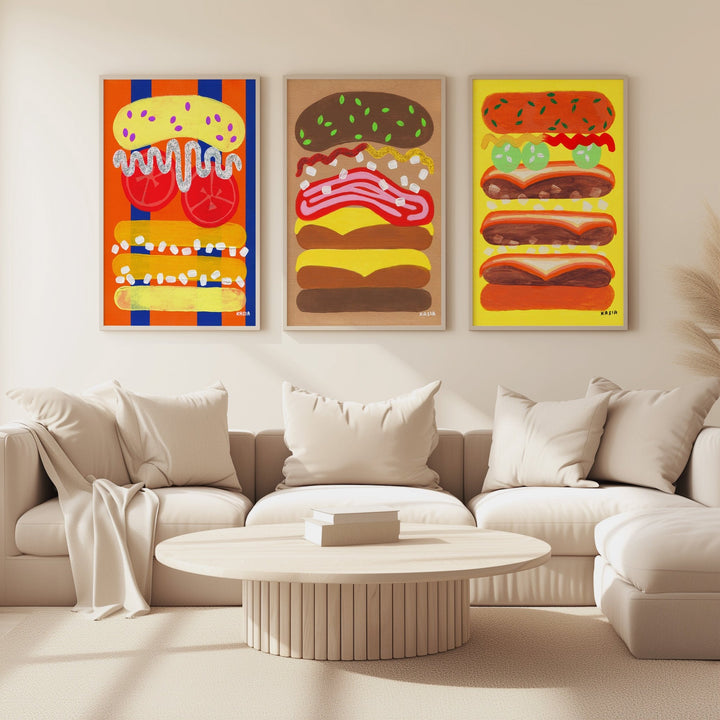 Rise & Shine Trio by Kasia Sykus wall - art - picture - poster