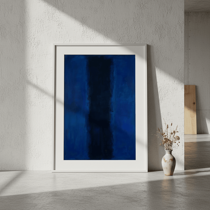 River Blue Abstract Mark Rothko Inspired Art wall - art - picture - poster