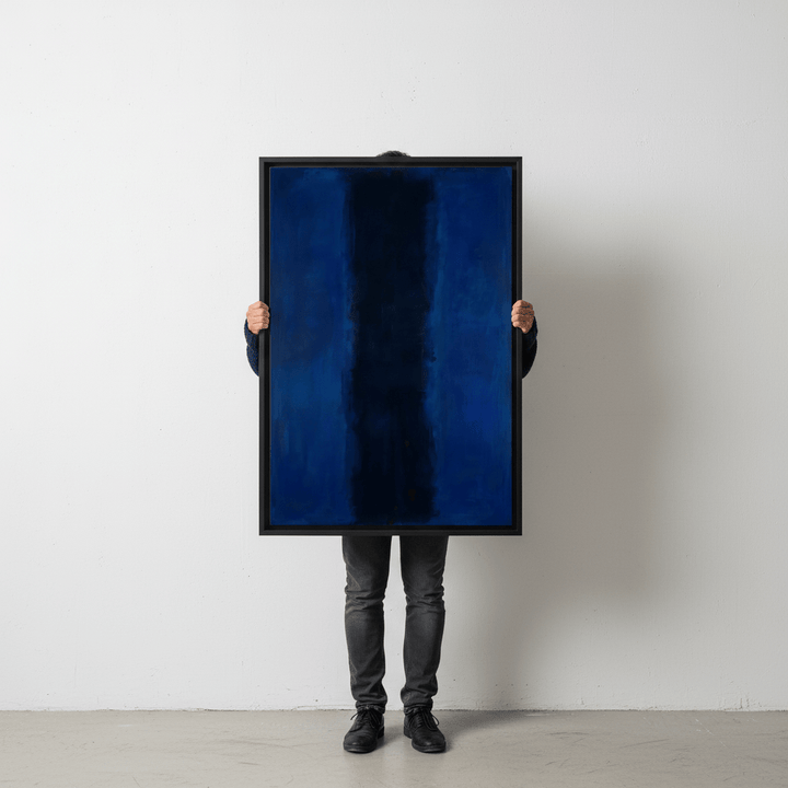 River Blue Abstract Mark Rothko Inspired Art wall - art - picture - poster