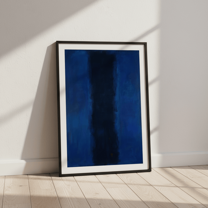 River Blue Abstract Mark Rothko Inspired Art wall - art - picture - poster