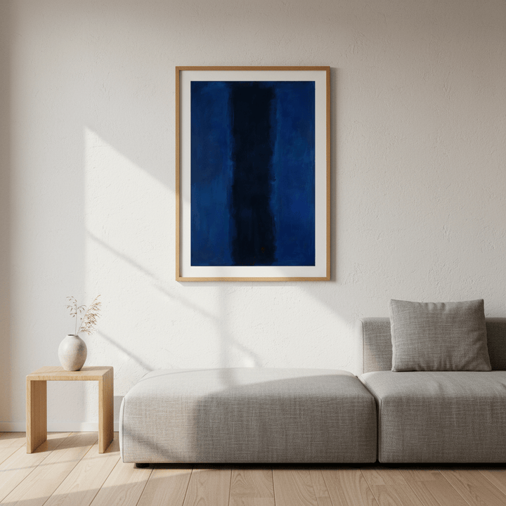 River Blue Abstract Mark Rothko Inspired Art wall - art - picture - poster