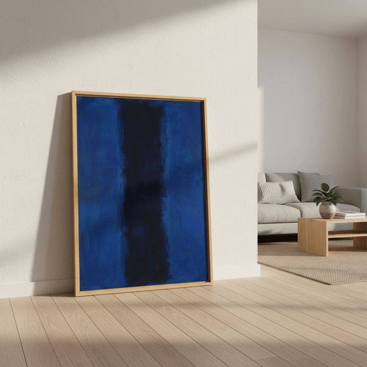 River Blue Abstract Mark Rothko Inspired Art wall - art - picture - poster