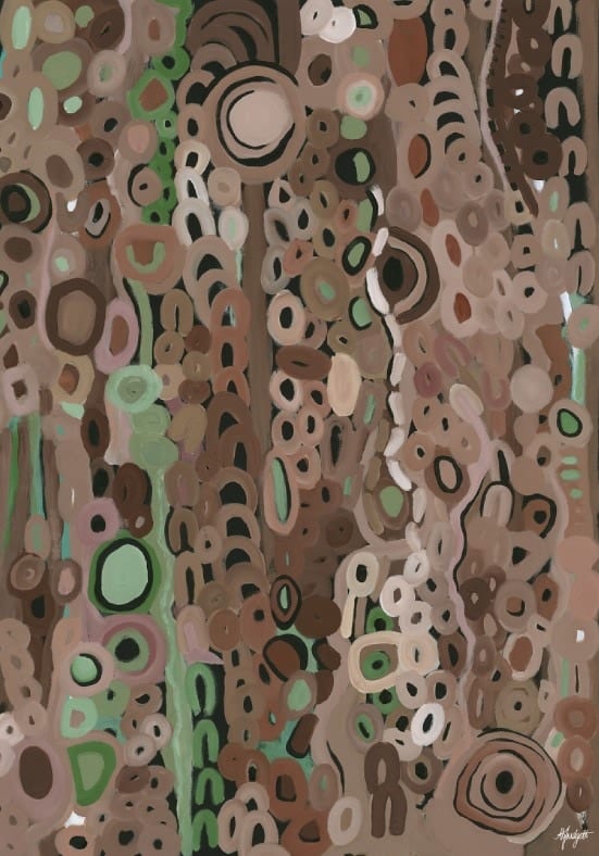 River Rock By Maria Watson Trudgett
