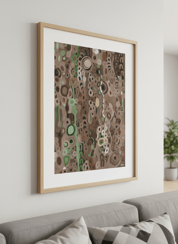 River Rock By Maria Watson Trudgett