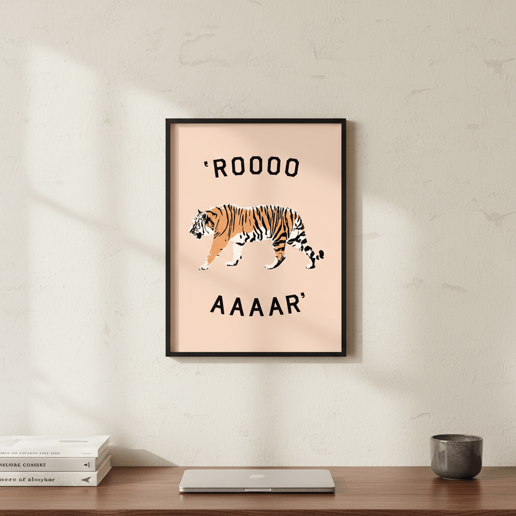 Roar by Florent Bodart wall - art - picture - poster