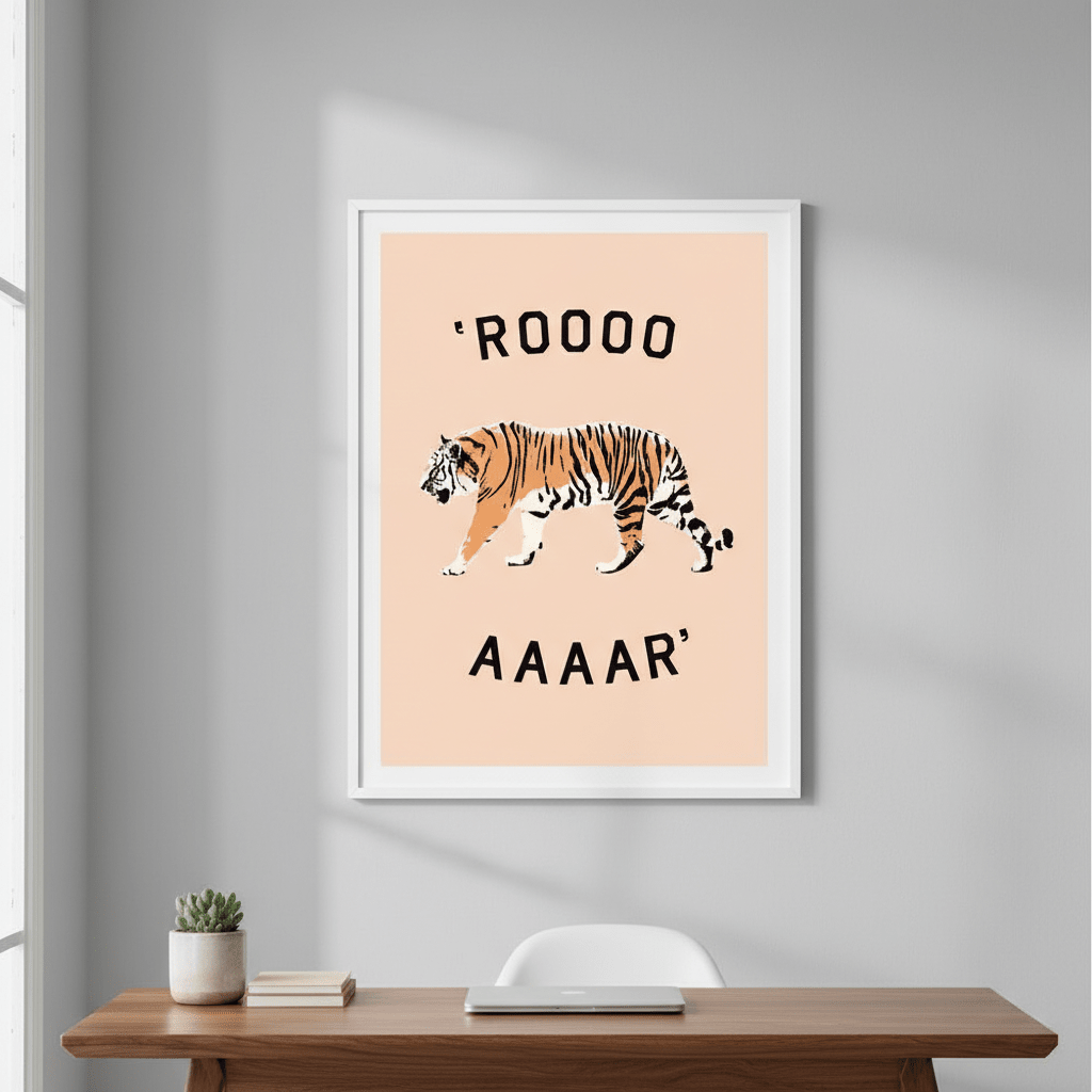 Roar by Florent Bodart wall - art - picture - poster