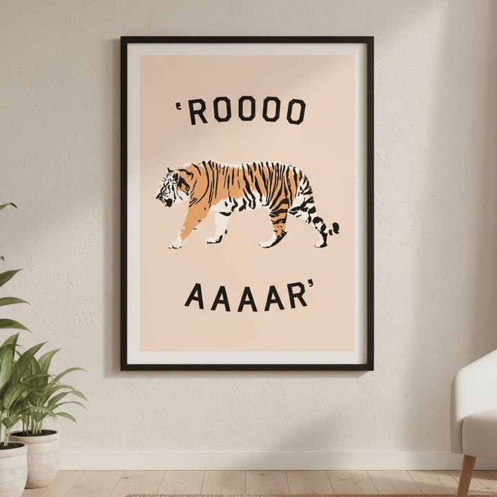 Roar by Florent Bodart wall - art - picture - poster