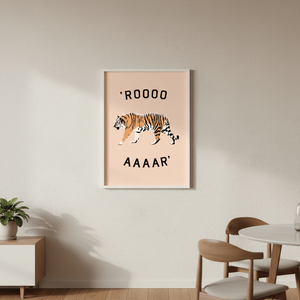 Roar by Florent Bodart wall - art - picture - poster
