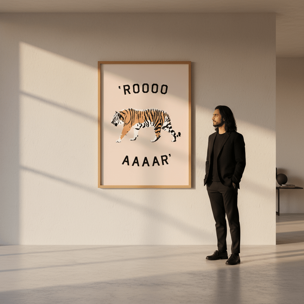 Roar by Florent Bodart wall - art - picture - poster