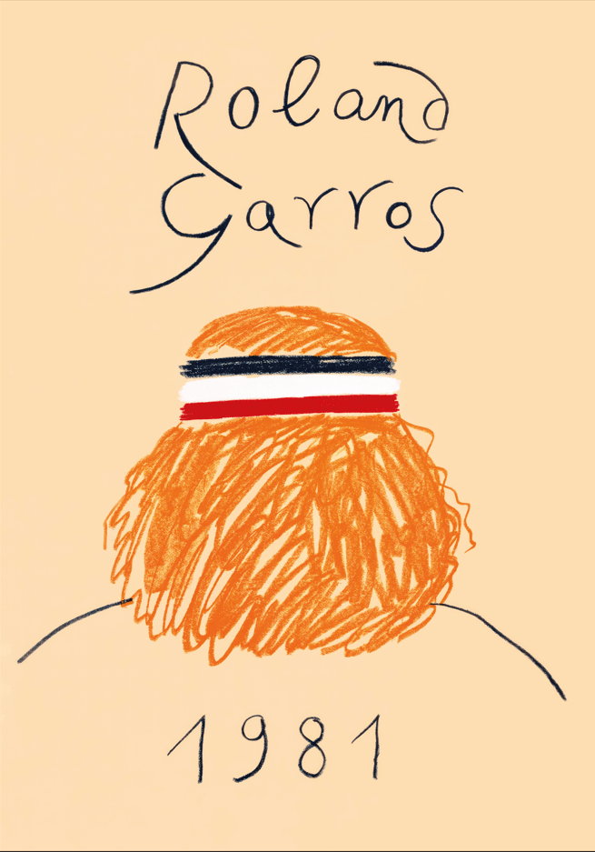 Roland Garros 1981 Tennis Wall Art