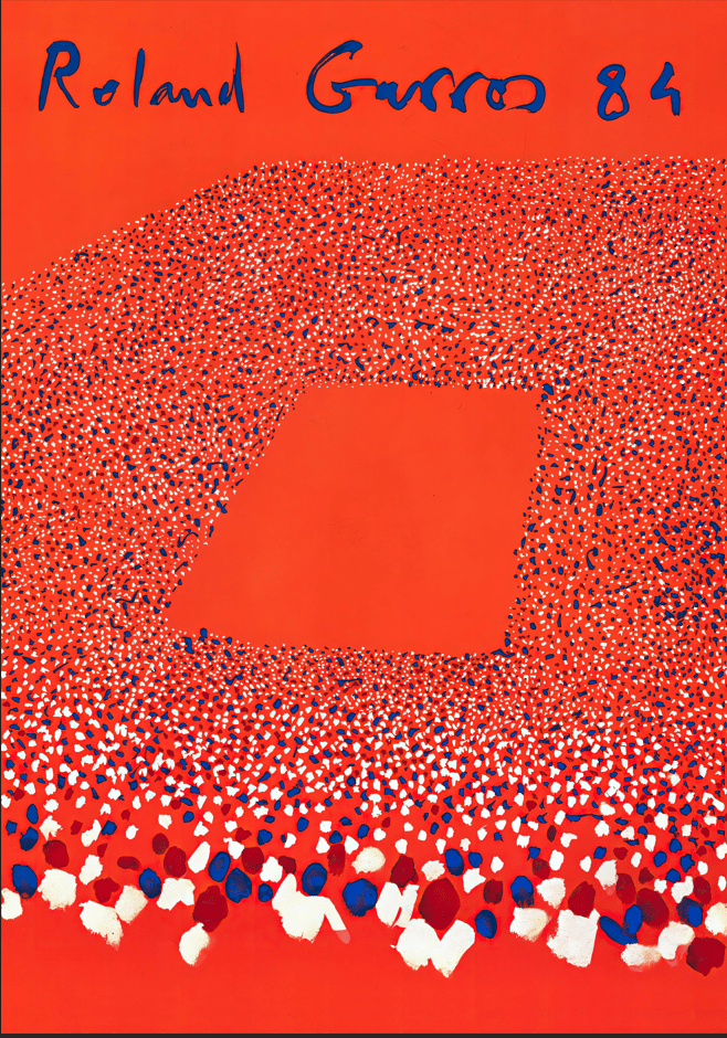 Roland Garros 1984 Tennis Print