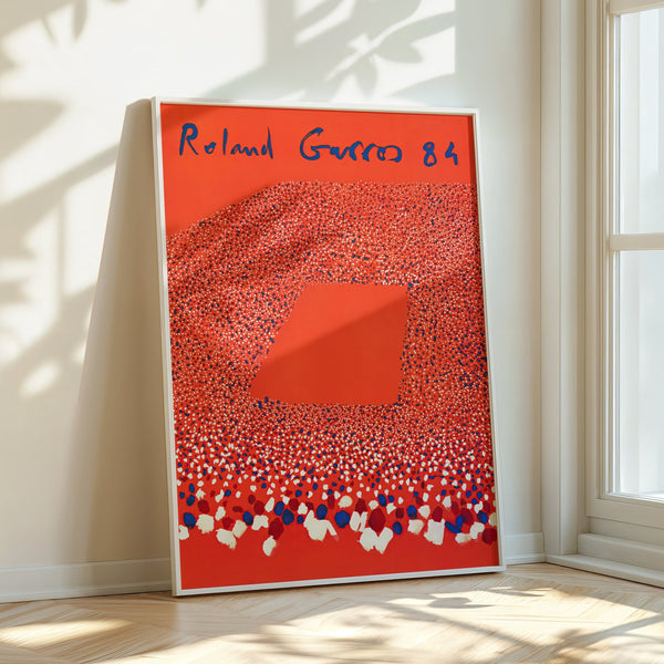 Roland Garros 1984 Tennis Print