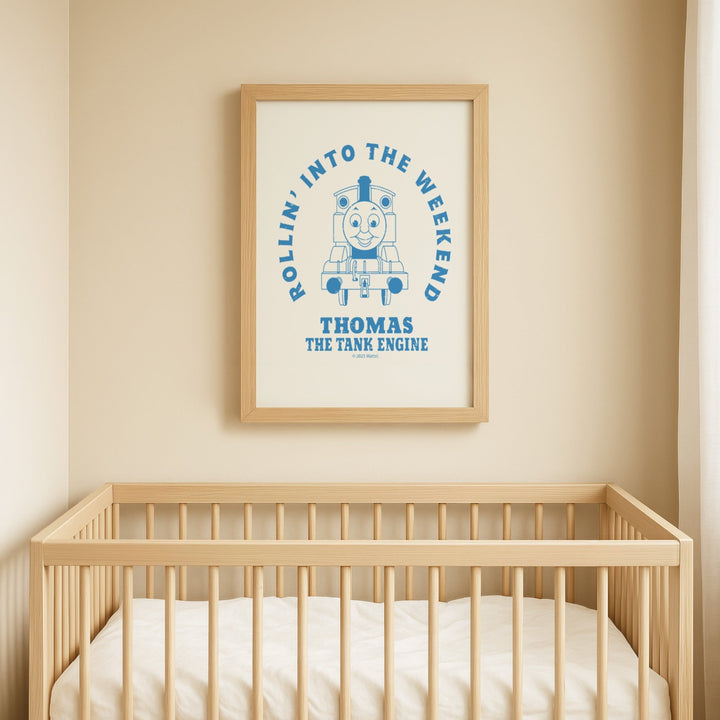 Rollin into the Weekend Thomas the Tank Engine Print wall - art - picture - poster
