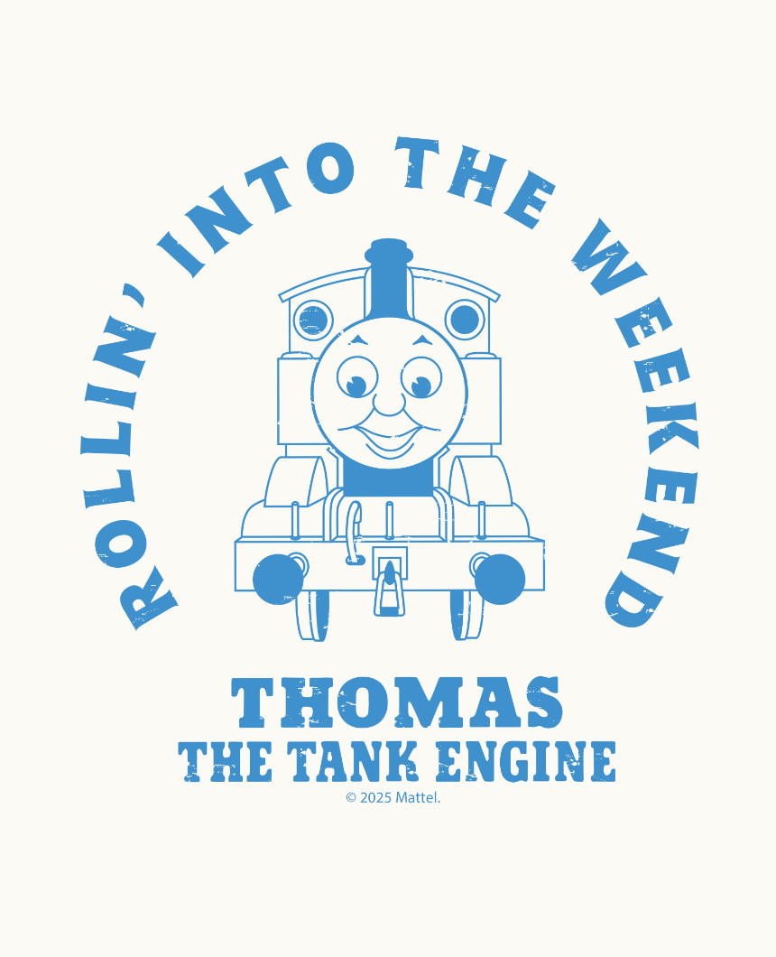 Rollin into the Weekend Thomas the Tank Engine Print frame