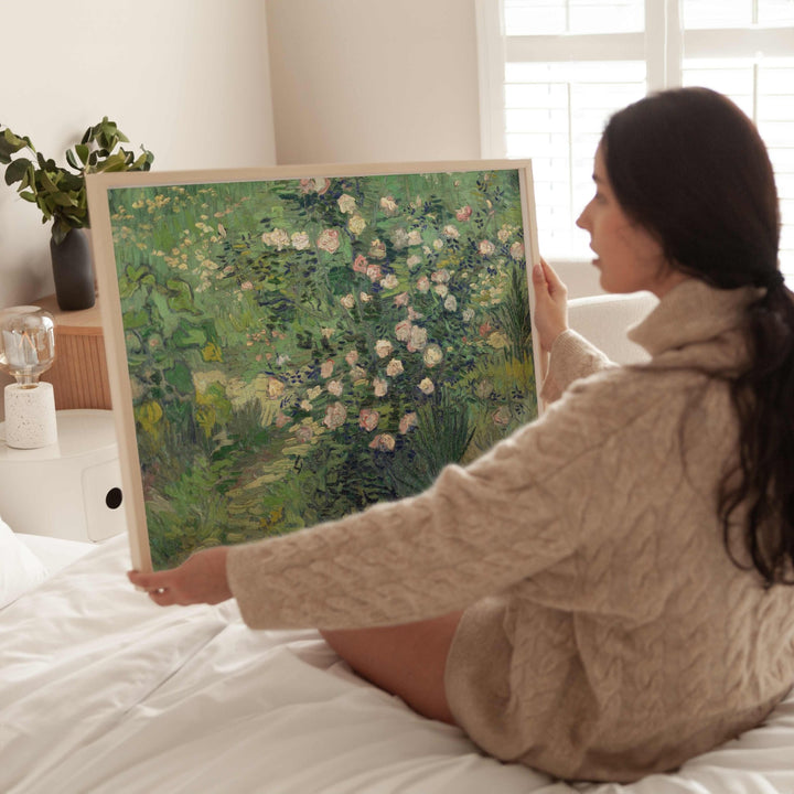 Roses 1889 by Vincent van Gogh wall - art - picture - poster