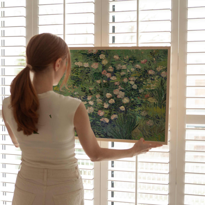 Roses 1889 by Vincent van Gogh wall - art - picture - poster