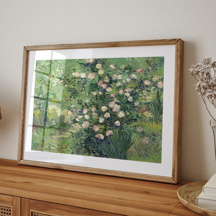 Roses 1889 by Vincent van Gogh wall - art - picture - poster