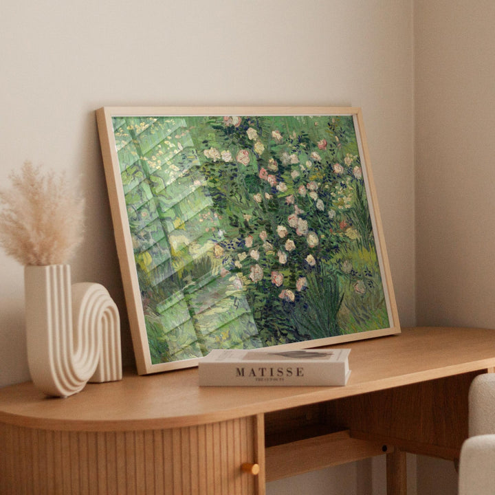 Roses 1889 by Vincent van Gogh wall - art - picture - poster