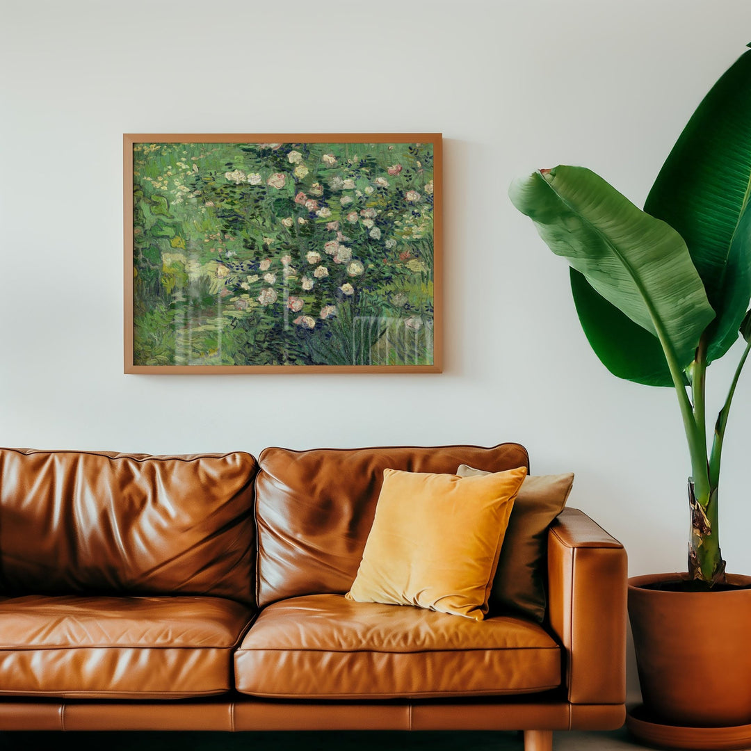 Roses 1889 by Vincent van Gogh wall - art - picture - poster