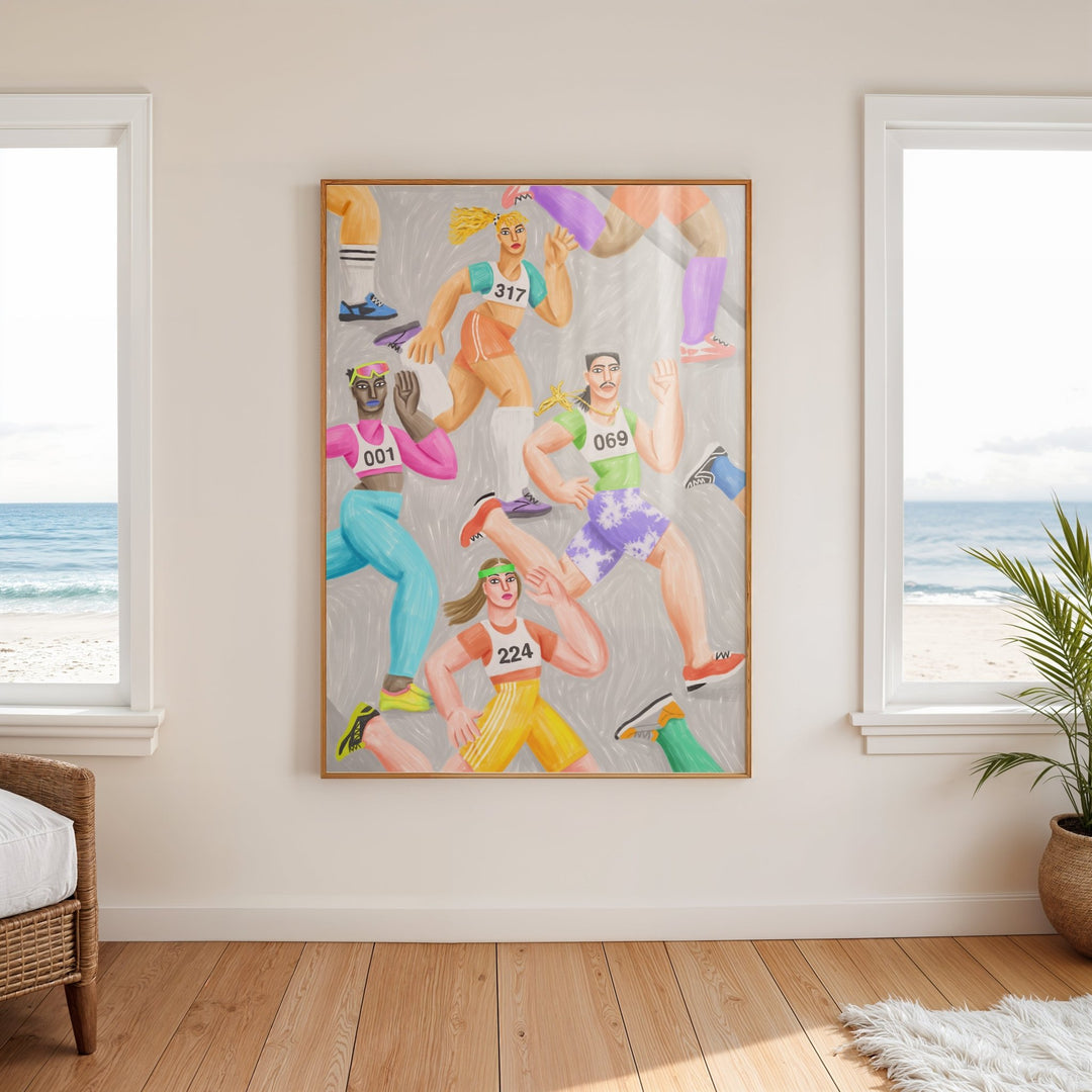 Running by Cédric Pierre - Bez wall - art - picture - poster