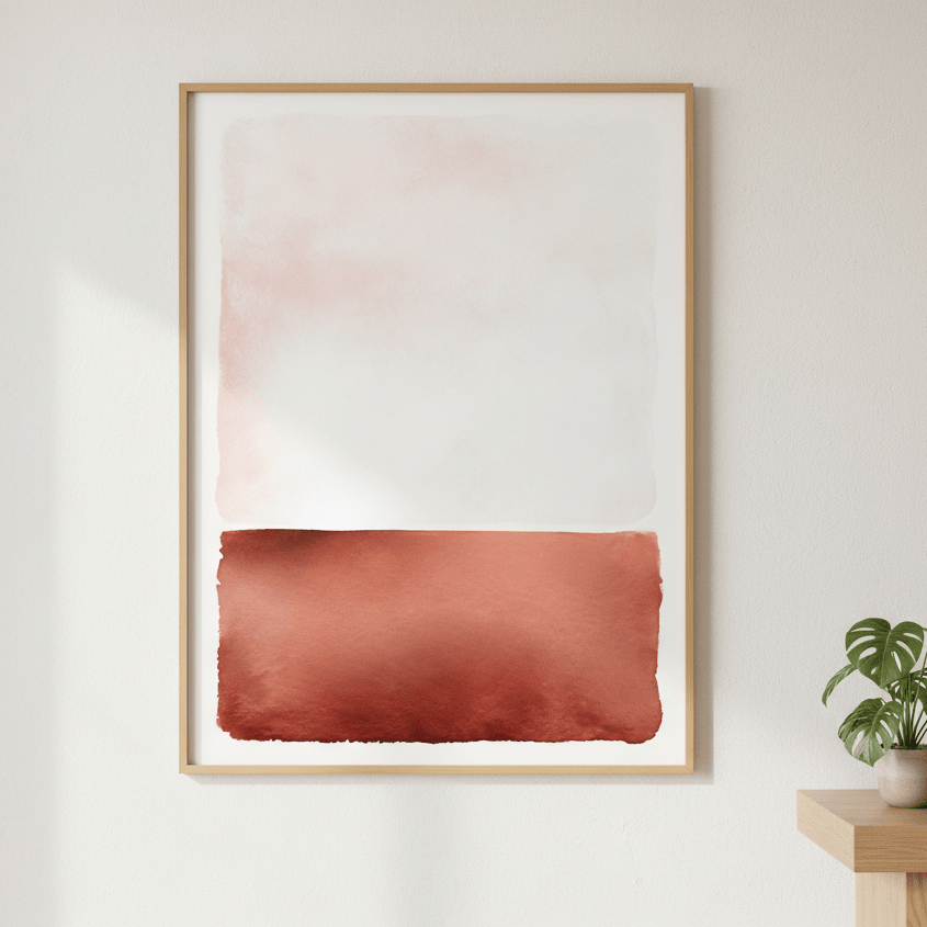 Rust Rothko by Deer Muskeeter wall - art - picture - poster