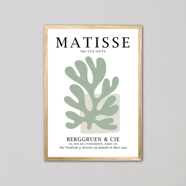 Sage Green Cut Outs Wall Prints by Henri Matisse - Style My Wall