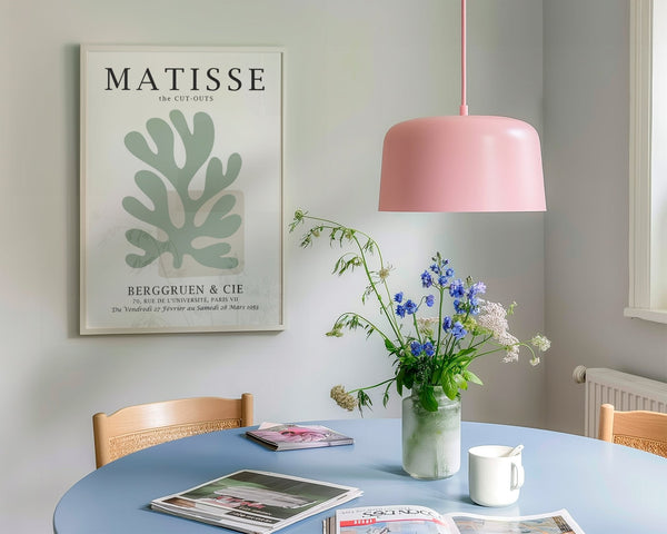 Sage Green Cut Outs Wall Prints by Henri Matisse