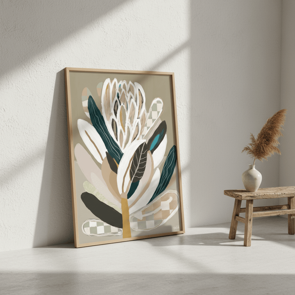 Sage Protea by Inkheart Designs wall - art - picture - poster