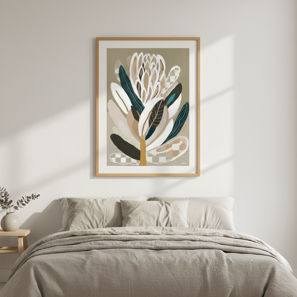 Sage Protea by Inkheart Designs wall - art - picture - poster