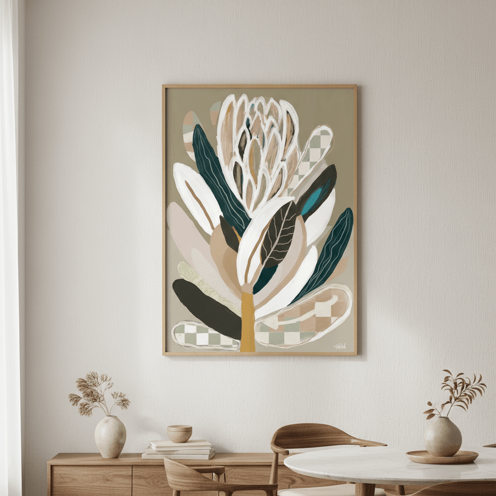 Sage Protea by Inkheart Designs wall - art - picture - poster