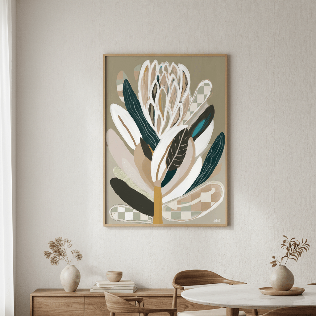 Sage Protea by Inkheart Designs wall - art - picture - poster
